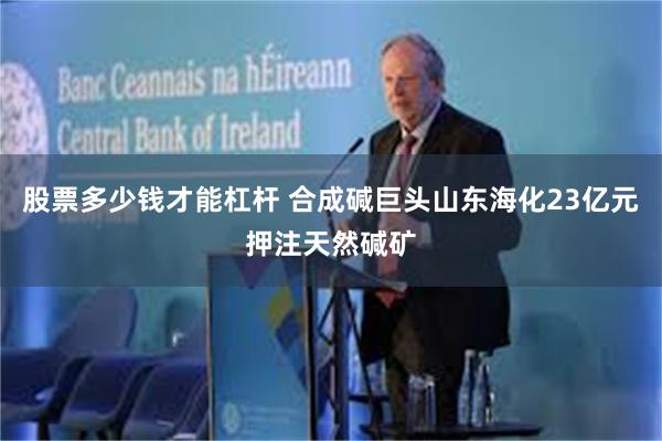 股票多少钱才能杠杆 合成碱巨头山东海化23亿元押注天然碱矿