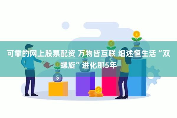 可靠的网上股票配资 万物皆互联 细述恒生活“双螺旋”进化那5年